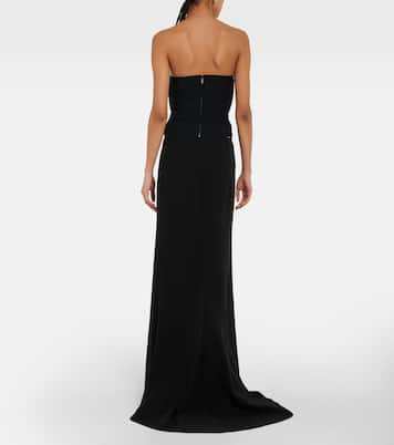 Verziertes Top aus Wolle und Seide | Roland Mouret