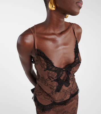 Vestido lencero de encaje | Tom Ford