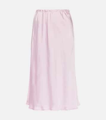 Falda midi de satén | Jil Sander