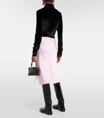 Falda midi de satén | Jil Sander