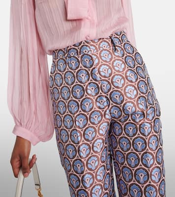 Pantalon slim raccourci en jacquard | Etro