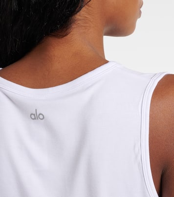 Cover draped jersey crop top | Alo Yoga