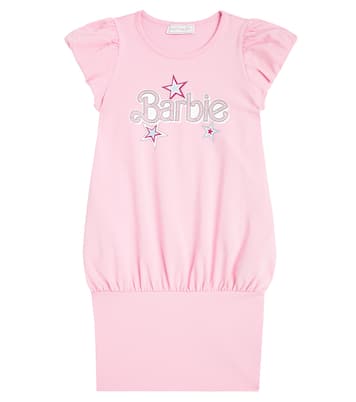 x Barbie® - Abito in misto cotone | Monnalisa