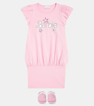 x Barbie® - Abito in misto cotone | Monnalisa