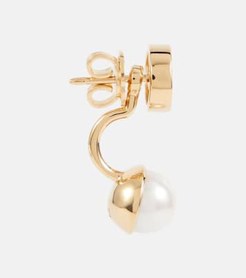 Ohrringe Gucci Blondie Interlocking G mit Zierperlen | Gucci