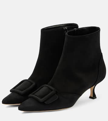 Stivaletti Baylow in suede | Manolo Blahnik