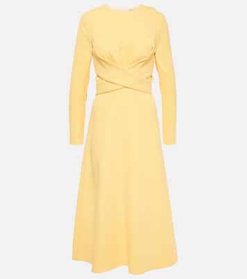 Robe midi Elta en crêpe | Emilia Wickstead