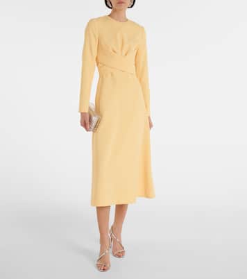 Robe midi Elta en crêpe | Emilia Wickstead