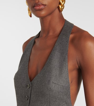 Wool twill vest | Tom Ford