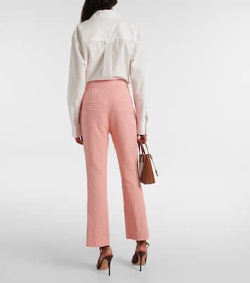 Pantaloni flared Tani in cotone | Veronica Beard