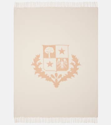 Crest fringed cashmere throw | Loro Piana