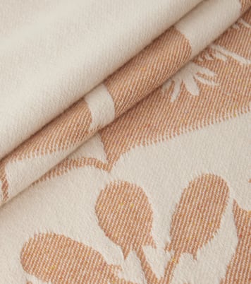 Crest fringed cashmere throw | Loro Piana