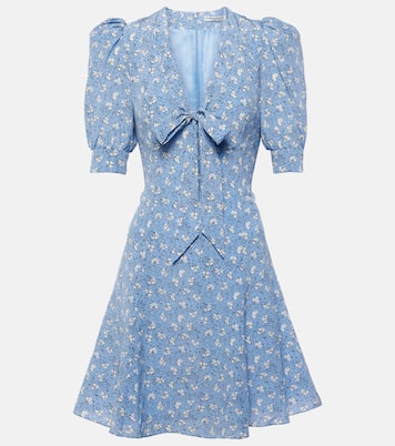Bedrucktes Minikleid aus Seide | Alessandra Rich