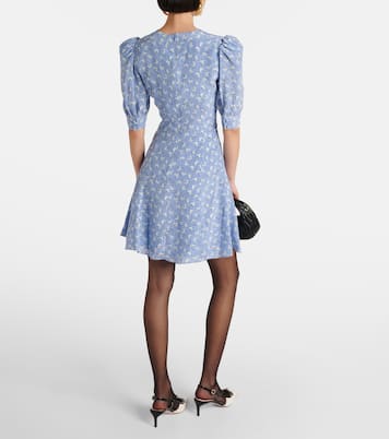 Bedrucktes Minikleid aus Seide | Alessandra Rich
