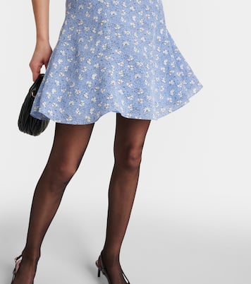 Bedrucktes Minikleid aus Seide | Alessandra Rich