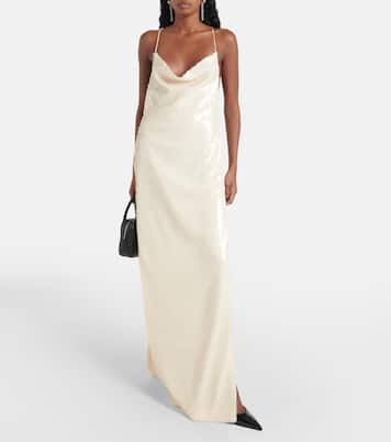 Sequined open-back gown | Magda Butrym