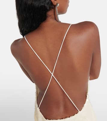 Sequined open-back gown | Magda Butrym