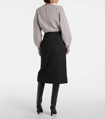 White Label - Gonna midi Kingsley in twill | Proenza Schouler