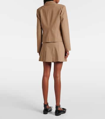 Blazer in twill | Ganni