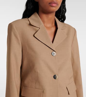 Blazer in twill | Ganni