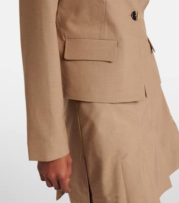 Blazer in twill | Ganni