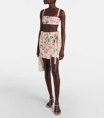 Minifalda Luna Jardinera floral | Agua by Agua Bendita