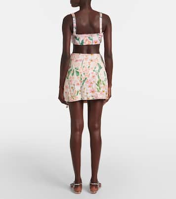 Minifalda Luna Jardinera floral | Agua by Agua Bendita