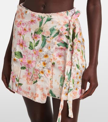 Minifalda Luna Jardinera floral | Agua by Agua Bendita