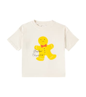Camiseta de jersey de algodón con logo | Bobo Choses