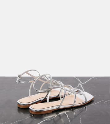 Sandali in pelle metallizzata | Gianvito Rossi