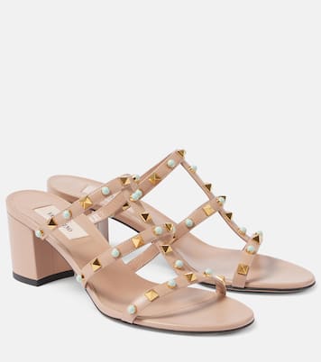Sandalen Rockstud aus Leder | Valentino Garavani