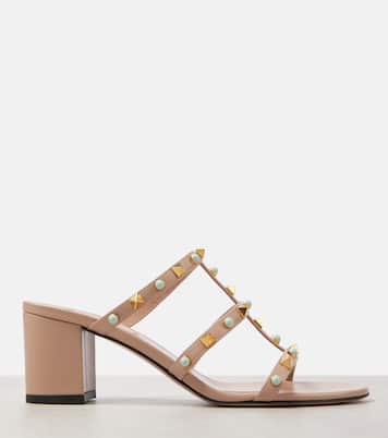 Sandalen Rockstud aus Leder | Valentino Garavani