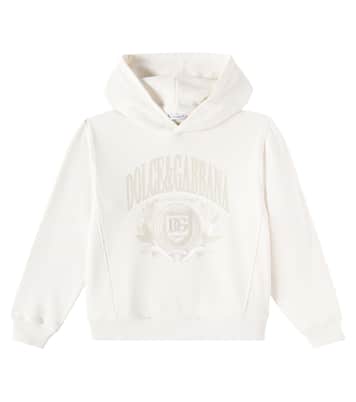 Sudadera con capucha DG de algodón | Dolce&Gabbana Kids