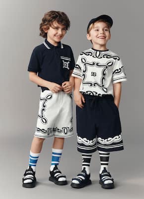 Short Bandana en coton | Dolce&Gabbana Kids