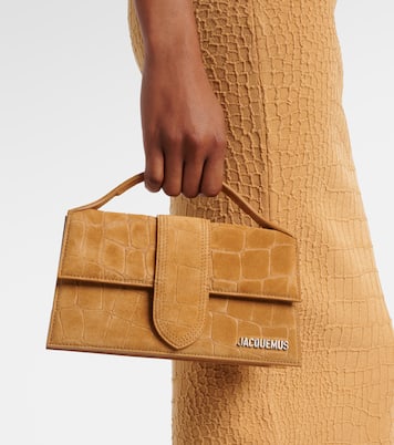 Borsa a tracolla Bambino Large in suede | Jacquemus