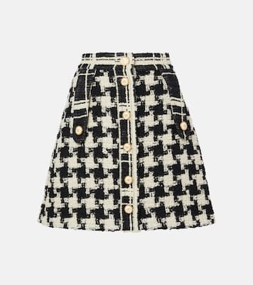 Minigonna in tweed di misto lana | Valentino