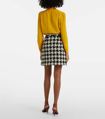 Minigonna in tweed di misto lana | Valentino