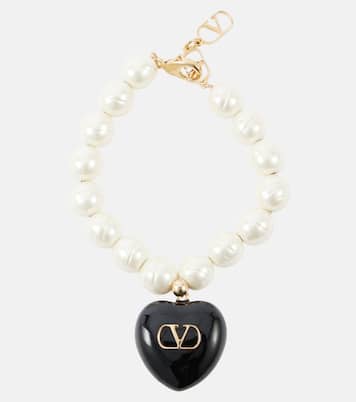 Armband Coeur Royal VLogo aus Zierperlen | Valentino