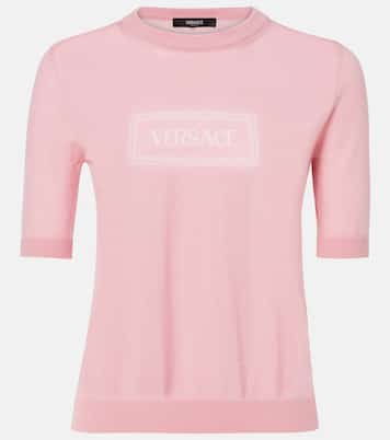 Top con logo en jacquard | Versace