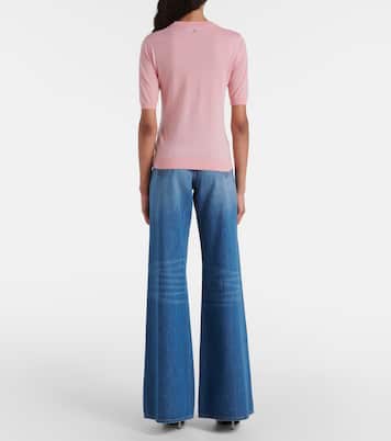 Top con logo en jacquard | Versace