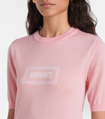 Top con logo en jacquard | Versace