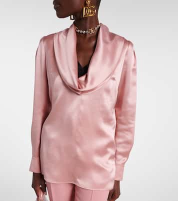 Blusa in raso di seta | Dolce&Gabbana