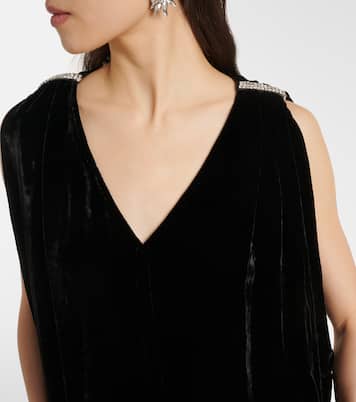 Top Adelle in velluto | Velvet
