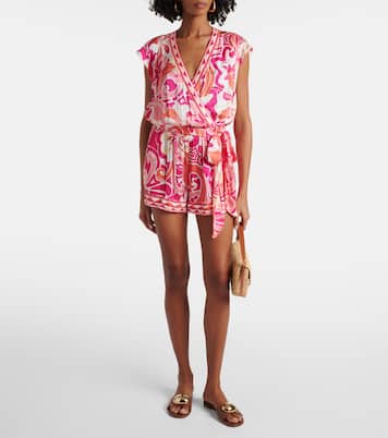Combi-short Anaik à fleurs | Poupette St Barth