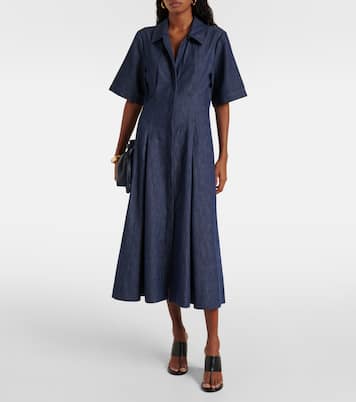 Hemdblusenkleid aus Denim | Vince