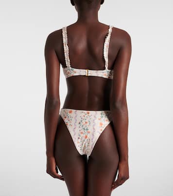 Top de bikini Agraz floral | Agua by Agua Bendita