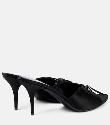 Sandales Knife Bow 80 en satin | Balenciaga