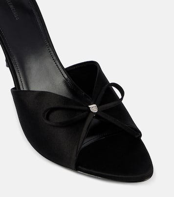Sandales Knife Bow 80 en satin | Balenciaga