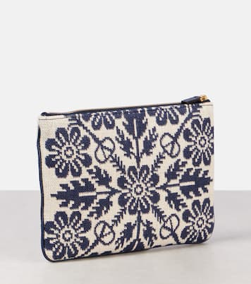Pochette VLogo en jacquard à fleurs | Valentino Garavani