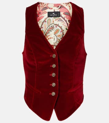 Weste aus Baumwollsamt | Etro